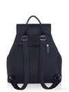 Стильний рюкзак з вышивкою, модель 161310 чорний. Зображення товару, вид ззаду.