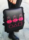 Міський рюкзак символи Squid game колір чорний. Фото - 5
