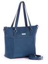 Шкільна сумка, модель 171435 синій. Зображення товару, вид спереду.