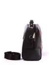 Шкільна сумка з вышивкою, модель 171321 чорний. Зображення товару, вид ззаду.
