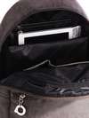 Стильний рюкзак, модель 162074 сірий. Зображення товару, вид додатковий.