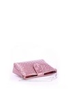 Стильна дитяча сумочка з вышивкою, модель 0638 пудрово-рожевий. Зображення товару, вид ззаду.
