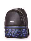 Шкільний рюкзак, модель 181431 чорний. Зображення товару, вид ззаду.