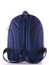 Модний рюкзак з вышивкою, модель 181462 синій. Зображення товару, вид додатковий.
