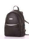 Шкільний рюкзак, модель 181521 чорний. Зображення товару, вид ззаду.