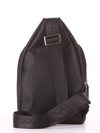 Шкільний моно рюкзак, модель 181621 чорний. Зображення товару, вид додатковий.