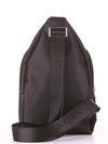 Шкільний моно рюкзак, модель 181624 чорний-хакі. Зображення товару, вид додатковий.