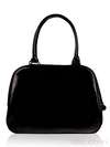 Стильна сумка з вышивкою, модель 130701 чорний. Зображення товару, вид ззаду.