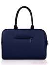 Шкільна сумка з вышивкою, модель 130763 синій. Зображення товару, вид ззаду.