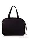 Шкільна сумка з вышивкою, модель 130608 чорний. Зображення товару, вид ззаду.