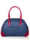 Стильна сумка з вышивкою, модель 130880 синьо-червоний. Зображення товару, вид ззаду.