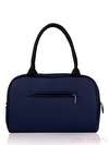 Стильна сумка з вышивкою, модель 130773 синій. Зображення товару, вид ззаду.