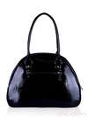 Брендова сумка - саквояж з вышивкою, модель 141311 чорний. Зображення товару, вид ззаду.