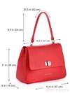 Стильна сумка-портфель, модель 170084 червоний. Зображення товару, вид додатковий.
