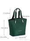Стильна сумка, модель 170075 зелений. Зображення товару, вид додатковий.