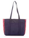 Брендова сумка з вышивкою, модель 183861 синьо-червоний. Зображення товару, вид додатковий.