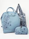 Фото товара: комплект (рюкзак та косметичка) n26116 блакитний. Фото - 1.