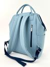 Фото товара: комплект (рюкзак та косметичка) n26116 блакитний. Фото - 3.