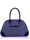 Літня сумка - саквояж з вышивкою, модель 130885 синій. Зображення товару, вид ззаду.