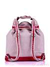 Літня сумка - рюкзак з вышивкою, модель 130876 льон бежевий. Зображення товару, вид додатковий.
