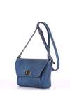 Модна сумка маленька, модель 180324 синій. Зображення товару, вид збоку.