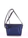 Стильна сумка маленька, модель 180326 синій. Зображення товару, вид ззаду.