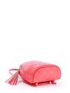 Жіночий міні-рюкзак з вышивкою, модель 171544 кораловий. Зображення товару, вид додатковий.