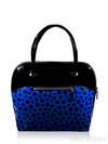 Стильна сумка, модель 131100 чорно-синій. Зображення товару, вид ззаду.