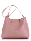 Модна сумка, модель E18039 пудрово-рожевий. Зображення товару, вид ззаду.
