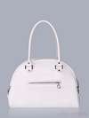 Літня сумка - саквояж з вышивкою, модель 150760 білий. Зображення товару, вид ззаду.