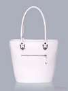 Літня сумка з вышивкою, модель 150701 білий. Зображення товару, вид ззаду.
