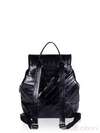 Модний рюкзак з вышивкою, модель 152362 чорний. Зображення товару, вид ззаду.