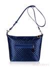 Стильна сумка, модель 152327 синій. Зображення товару, вид ззаду.