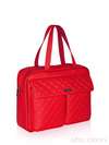 Стильна сумка, модель 161606 червоний. Зображення товару, вид збоку.