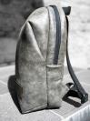 Фото товара: рюкзак MAN-001-6 темно-сірий-нікель. Вид 2.