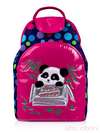 Стильна дитяча сумочка з вышивкою, модель 0172 синьо-рожевий. Зображення товару, вид спереду.