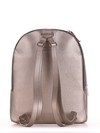 Шкільний рюкзак, модель 191576 золота олива. Зображення товару, вид ззаду.