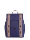 Брендовий рюкзак, модель 191673 синій. Зображення товару, вид спереду.