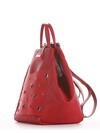 Брендова сумка - рюкзак, модель 191592 червоний. Зображення товару, вид ззаду.