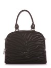 Шкільна сумочка з вышивкою, модель 191561 чорний. Зображення товару, вид спереду.