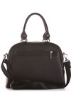 Шкільна сумочка з вышивкою, модель 191561 чорний. Зображення товару, вид ззаду.