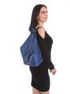 Модний рюкзак, модель 180021 синій. Зображення товару, вид збоку.