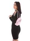 Жіночий міні-рюкзак, модель 180034 рожевий. Зображення товару, вид збоку.
