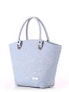 Літня сумка з вышивкою, модель 180106 сіро-блакитний. Зображення товару, вид ззаду.