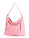 Літня сумка, модель 190019 пудрово-рожевий. Зображення товару, вид збоку.