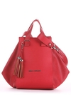 Літня сумка, модель 190022 червоний. Зображення товару, вид спереду.