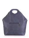 Літня сумка, модель 190031 синій. Зображення товару, вид ззаду.