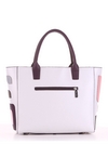 Брендова сумка з вышивкою, модель 190116 білий. Зображення товару, вид додатковий.