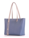 Літня сумка, модель 190132 блакитний. Зображення товару, вид збоку.