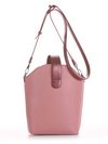 Літня сумка, модель 190263 пудрово-рожевий. Зображення товару, вид ззаду.